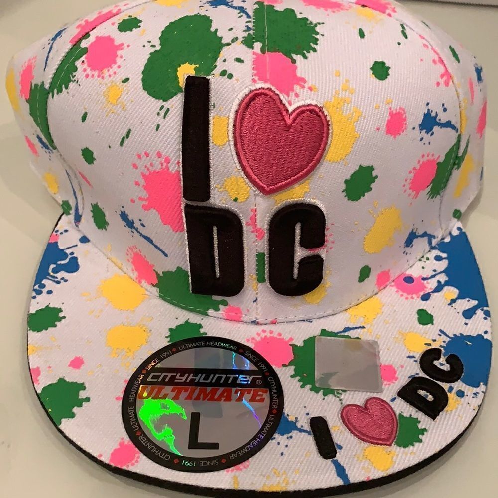 I Love DC Baseball Cap